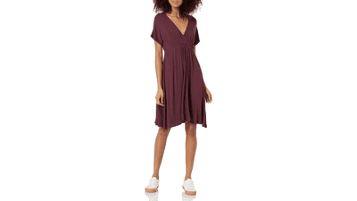 Women's Surplice Dress - Amazon Essentials