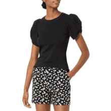 Women's Twist Sleeve Crewneck T-Shirt