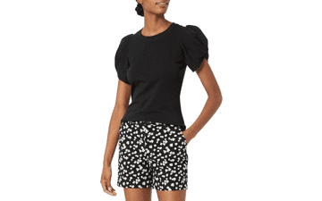 Women's Twist Sleeve Crewneck T-Shirt