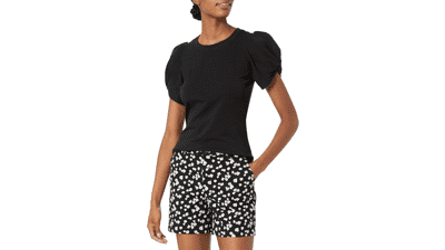 Women's Twist Sleeve Crewneck T-Shirt