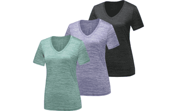 Women's Workout Shirts - Moisture Wicking Activewear