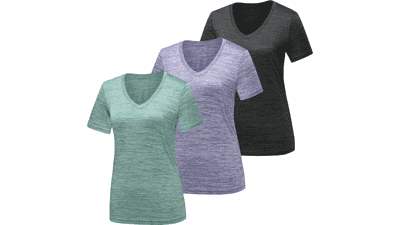 Women's Workout Shirts - Moisture Wicking Activewear