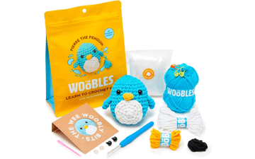 Woobles Crochet Kit: Pierre The Penguin - Beginner Friendly