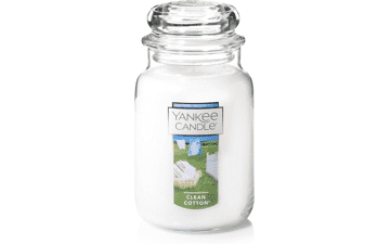 Yankee Candle Clean Cotton: Long-Lasting Scent