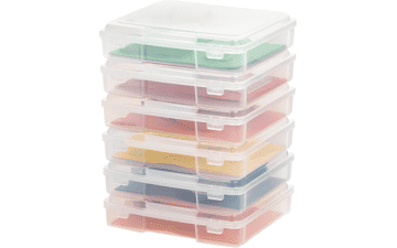 IRIS USA Portable Project Case - 6 Pack