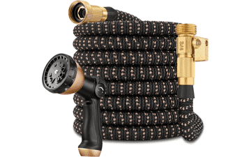 100ft Expandable Garden Hose with 10-Pattern Nozzle