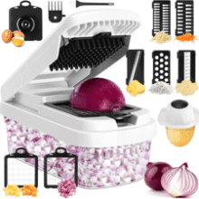 12-in-1 Vegetable Chopper: Dice, Slice & More!