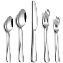 20-Piece Silverware Set for 4 | Stainless Steel Flatware