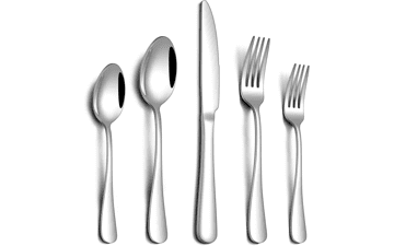 20-Piece Silverware Set for 4 | Stainless Steel Flatware