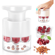 7-in-1 Cherry Pitter Tool - Pit Multiple Cherries Quickly