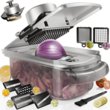9-in-1 Stainless Steel Vegetable Chopper