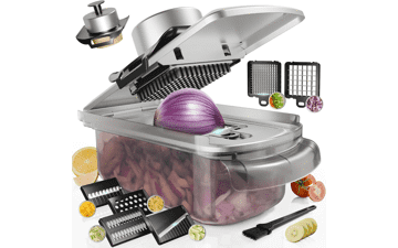 9-in-1 Stainless Steel Vegetable Chopper