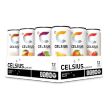 CELSIUS Assorted Flavors Energy Drinks - 12 Pack
