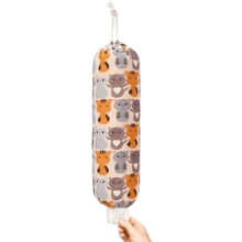 Cute Kitty Grocery Bag Holder - Wall Mount Organizer