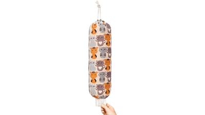 Cute Kitty Grocery Bag Holder - Wall Mount Organizer