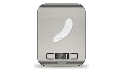 Digital Kitchen Food Scale - 11lb, Stainless Steel