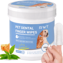 Dog & Cat Teeth Cleaning Wipes - 60 Count