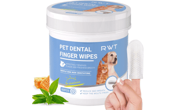 Dog & Cat Teeth Cleaning Wipes - 60 Count