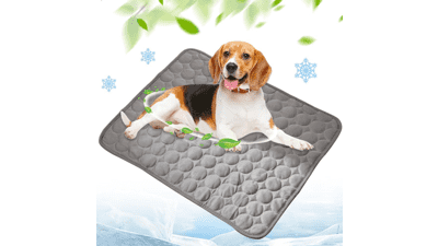 Dog Cooling Mat 2025 - Portable Pet Cooling Pad for Dogs & Cats