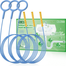 Drain Snake Hair Clog Remover - 3 Pack