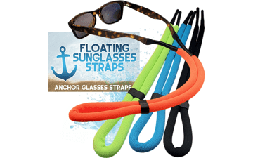 Floating Sunglasses Straps 4-Pack: Buoyant Eyewear Retainers