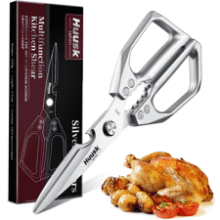 HUUSK Kitchen Scissors - Heavy Duty Meat & Poultry Shears