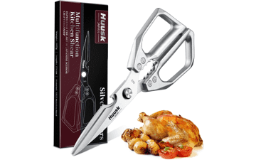 HUUSK Kitchen Scissors - Heavy Duty Meat & Poultry Shears