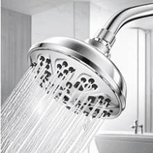 High Pressure Shower Head - 10 Mode Adjustable Rainfall Showerhead