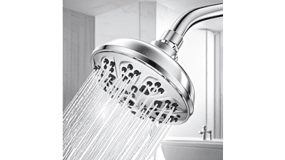 High Pressure Shower Head - 10 Mode Adjustable Rainfall Showerhead