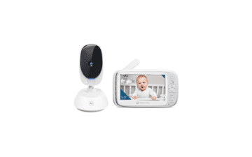 Motorola VM75 Baby Monitor - 5" Screen, 2-Way Audio, Night Vision (Renewed)