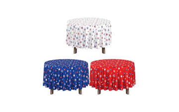 Patriotic Tablecloth 3-Pack: Perfect for July 4th & Memorial Day!