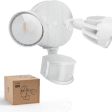 Philips 44W LED Security Light: Motion Sensor, Waterproof, 4 Modes