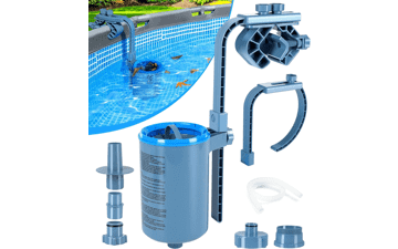 Pool Skimmer: Wall Mount, Auto Surface Cleaning