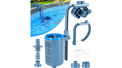 Pool Skimmer: Wall Mount, Auto Surface Cleaning