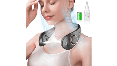 Portable Misting Neck Fan - Rechargeable & Bladeless