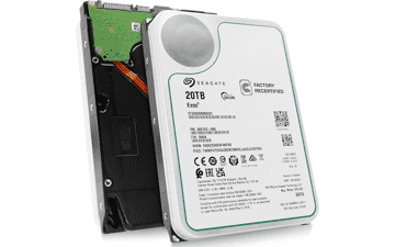 Renewed Seagate Exos 20TB Enterprise HDD - High Performance & Reliable