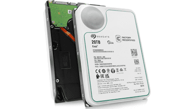 Renewed Seagate Exos 20TB Enterprise HDD - High Performance & Reliable