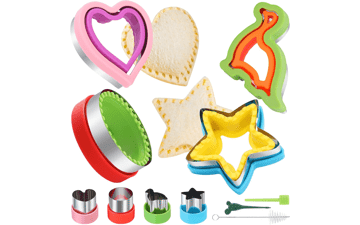 Sandwich & Cookie Cutter Set - 4 Pack