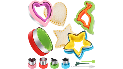 Sandwich & Cookie Cutter Set - 4 Pack
