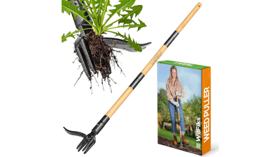 Stand Up Weed Puller Tool - Long Handle Weed Remover