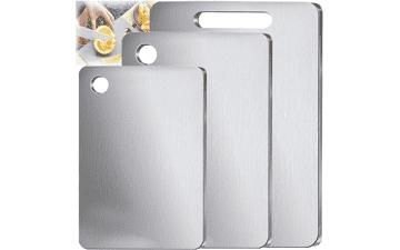 Titanium Cutting Board Set - 3 Size | Dishwasher Safe