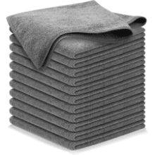 USANOOKS Microfiber Cleaning Cloth - 12 Pack - Streak-Free Shine