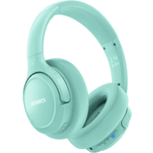 BERIBES Bluetooth Headphones: 65H Playtime, Deep Bass - Green