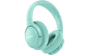 BERIBES Bluetooth Headphones: 65H Playtime, Deep Bass - Green