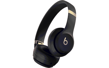 Beats Solo 4: Wireless Bluetooth Headphones - Black & Gold