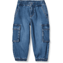 Boys' Stretch Denim Cargo Jeans - Amazon Essentials