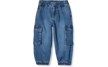 Boys' Stretch Denim Cargo Jeans - Amazon Essentials