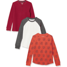 Boys' Thermal T-Shirts 3-Pack - Amazon Essentials