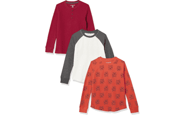 Boys' Thermal T-Shirts 3-Pack - Amazon Essentials