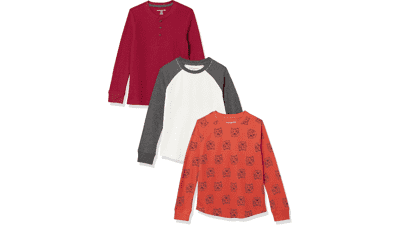 Boys' Thermal T-Shirts 3-Pack - Amazon Essentials